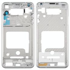 Piastra cornice cornice LCD alloggiamento anteriore per LG V35 ThinQ (argento)