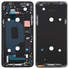 Piastra cornice cornice LCD alloggiamento anteriore per LG Q Stylo 4 Q710 Q710MS Q710CS (nero)
