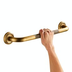 Pendente da bagno in ottone Anziani da bagno con manico per barriera per barriera, lunghezza: 52 cm