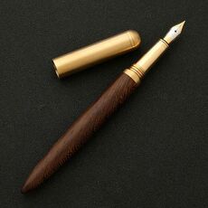 Luxury Wood Fountain Pen School Office Scrittura Inchiostro Penna Cancelleria Regali Forniture (Wenge Wood)