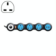 Ricarica Plugin Wiring Board creativo Rotary Towline Consiglio 13A Deformed Presa con USB, spina BRITANNICA, 4bit Socket