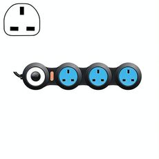 Ricarica Plugin Wiring Board creativo Rotary Towline Consiglio 13A Deformed Socket, spina BRITANNICA, 3bit Socket