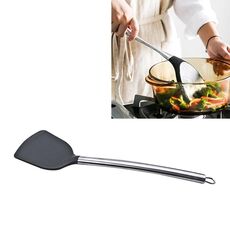kn605 Manico in acciaio inossidabile Fetta di silicone Fetta di cottura resistente alle alte temperature (grigio)