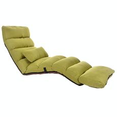 C1 Lazy Couch Tatami pieghevole singola reclinabile Bay Window Creative Leisure Floor Chair, dimensioni: 205x56x20cm (verde)