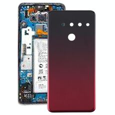 Coperchio posteriore della batteria per LG G8 ThinQ / G820 G820N G820QM7, versione KR (rosso)
