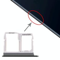 Vassoio per scheda SIM + vassoio per scheda Micro SD per LG V40 ThinQ (nero)