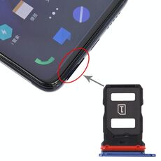 Per Vivo iQOO Pro Vassoio scheda SIM + Vassoio scheda SIM (blu)