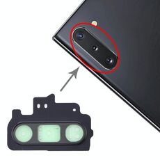 Per Galaxy Note 10 Copriobiettivo fotocamera 10 pezzi (nero)