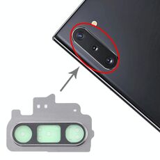 Per Galaxy Note 10 Copriobiettivo per fotocamera 10 pezzi (grigio)