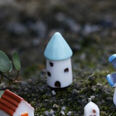 2 PCS Piccola Casa Moss Micro Paesaggio Decoration Succulente Ornament