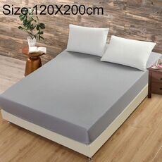 Lenzuolo coprimaterasso con coprimaterasso semplice, dimensioni: 120X200cm (grigio)