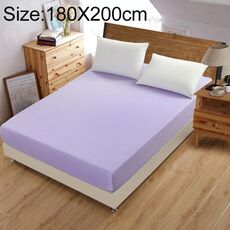 Lenzuolo coprimaterasso semplice coprimaterasso coprimaterasso, dimensioni: 180X200cm (viola)
