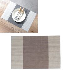 1796 Semplice PVC antiscivolo isolamento Tabella Mat monouso verdi piatti occidentali Tabella Mat