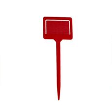 2 PCS Garden Plant Insert Insert Etichette (rosso)