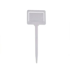 2 PCS Garden Plant Insert Insert Etichette (bianco)