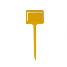 2 PCS Garden Plant Insert Insert Etichette (Giallo)