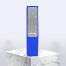 Cover per telecomando in silicone lavabile con texture antiscivolo per telecomando Samsung Smart TV (blu scuro)