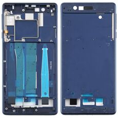 Piastra cornice cornice LCD alloggiamento anteriore per Nokia 3 / TA-1020 TA-1028 TA-1032 TA-1038 (blu)