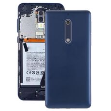 Coperchio posteriore della batteria con obiettivo della fotocamera e tasti laterali per Nokia 5 (blu)