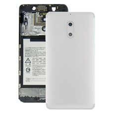 Coperchio posteriore della batteria con obiettivo della fotocamera e tasti laterali per Nokia 6 TA-1000 TA-1003 TA-1021 TA-1025 TA-1033 TA-1039 (bianco)