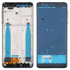 Piastra cornice cornice LCD alloggiamento anteriore per Nokia 3.1 TA-1049 TA-1057 TA-1063 TA-1070 (nero)