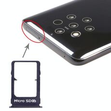 Vassoio scheda SIM + vassoio scheda micro SD per Nokia 9 PureView (blu)