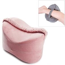 Cuscini per gambe yoga comodi cuscini anti-pressione per ginocchia per donne incinte (rosa)