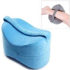 Cuscini per gambe yoga comodi cuscini anti-pressione per ginocchia per donne incinte (blu)