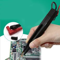 Puntali per chip Componente Strumento di test LCR Multimetro Tester Misuratore Penna Test Sonda Pinzette per piombo