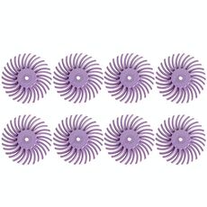 Testa di lucidatura della frutta in avorio da 8 pezzi Testa di macinazione a fessura per intaglio nucleare intaglio del legno di loto insanguinato, specifica: grana 600