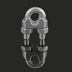 2 PCS Clip in acciaio inossidabile Filo metallico a forma di U Cavo di carta Filo di testa Filo metallico Fibbia a testa rotante, Specifica: M4