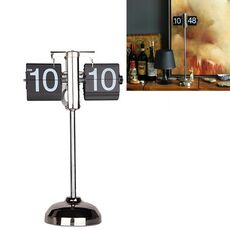 Orologio da tavolo a bilanciere con carrello retrattile a scomparsa per camera da letto creativa
