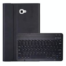 DY580 per Galaxy Tab A 10.1 T580 / T585 Custodia in pelle con tastiera Bluetooth rimovibile in plastica con supporto (nero)