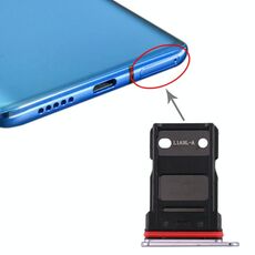 Per OnePlus 7T Vassoio scheda SIM singolo (argento)