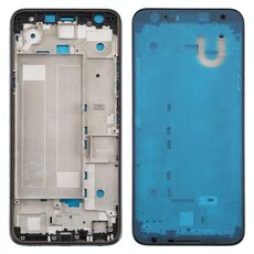 Piastra cornice cornice LCD alloggiamento anteriore per LG K40 / K12 + K12 Plus / X4 2019 X420EM X420BMW X420EMW X420HM X420 X420N (versione SIM singola) (blu)