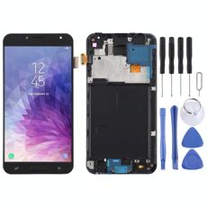 Schermo LCD TFT per Galaxy J4 J400F/DS digitalizzatore assemblaggio completo con telaio (nero)