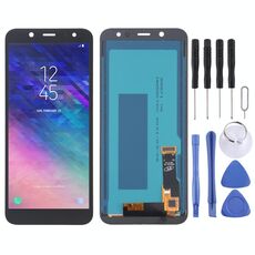 Schermo LCD TFT per Galaxy A6 (2018) A600F con digitalizzatore Full Assembly (nero)