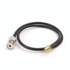 Cavo SMA femmina a UHF SO239 PL259 femmina RG58 coda di maiale, lunghezza: 50 cm