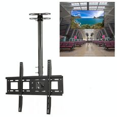 Staffa a doppio uso per montaggio a parete per TV LCD da 32-70 pollici universale regolabile in altezza e angolazione, lunghezza retrattile: 1 m
