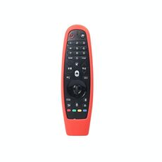 Adatto per custodia protettiva per telecomando LG Smart TV AN-MR600 AN-MR650a Custodia in silicone per telecomando dinamico (rossa)