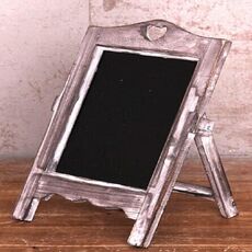 Lavagna multifunzionale per messaggi memo da tavolo in legno, dimensioni: 35 × 20 × 12 cm (legno)