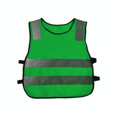 Safety Kids Strisce riflettenti Abbigliamento Gilet riflettente per bambini (verde scuro)