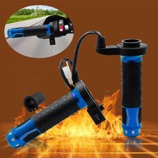Manubrio con impugnatura riscaldata in lega di alluminio per scooter CS-764A2 12V (blu)