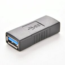 Prolunga convertitore adattatore AF USB 3.0 tipo A femmina a femmina tipo A per laptop (nero)