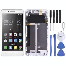 Schermo LCD OEM per Lenovo Vibe C A2020 A2020a40 Digitizer Assemblaggio completo con cornice (bianco)
