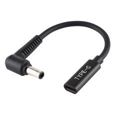 Cavo caricatore adattatore di alimentazione DP 5,0 x 1,0 mm a femmina di tipo C (nero)