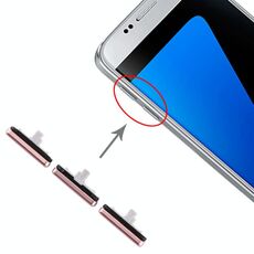 Per Galaxy S7 10 Imposta tasti laterali (rosa)
