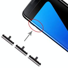 Per Galaxy S7 Edge 10 Imposta tasti laterali (argento)