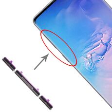Per Galaxy S10 / Galaxy S10+ 10 Set tasti laterali (nero)