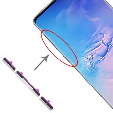 Per Galaxy S10 / Galaxy S10+ 10 Imposta tasti laterali (argento)